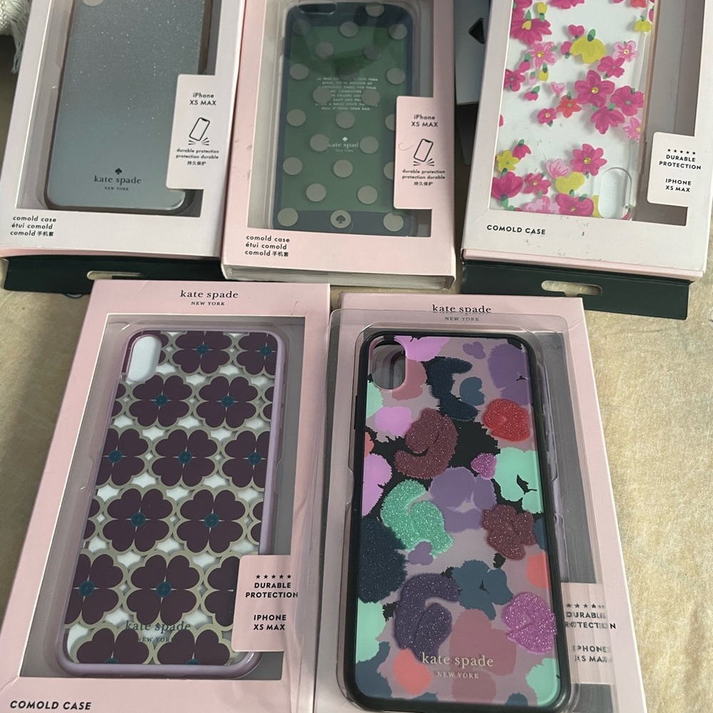 Kate spade printed floral hardshell iphone case XS Max choose your color